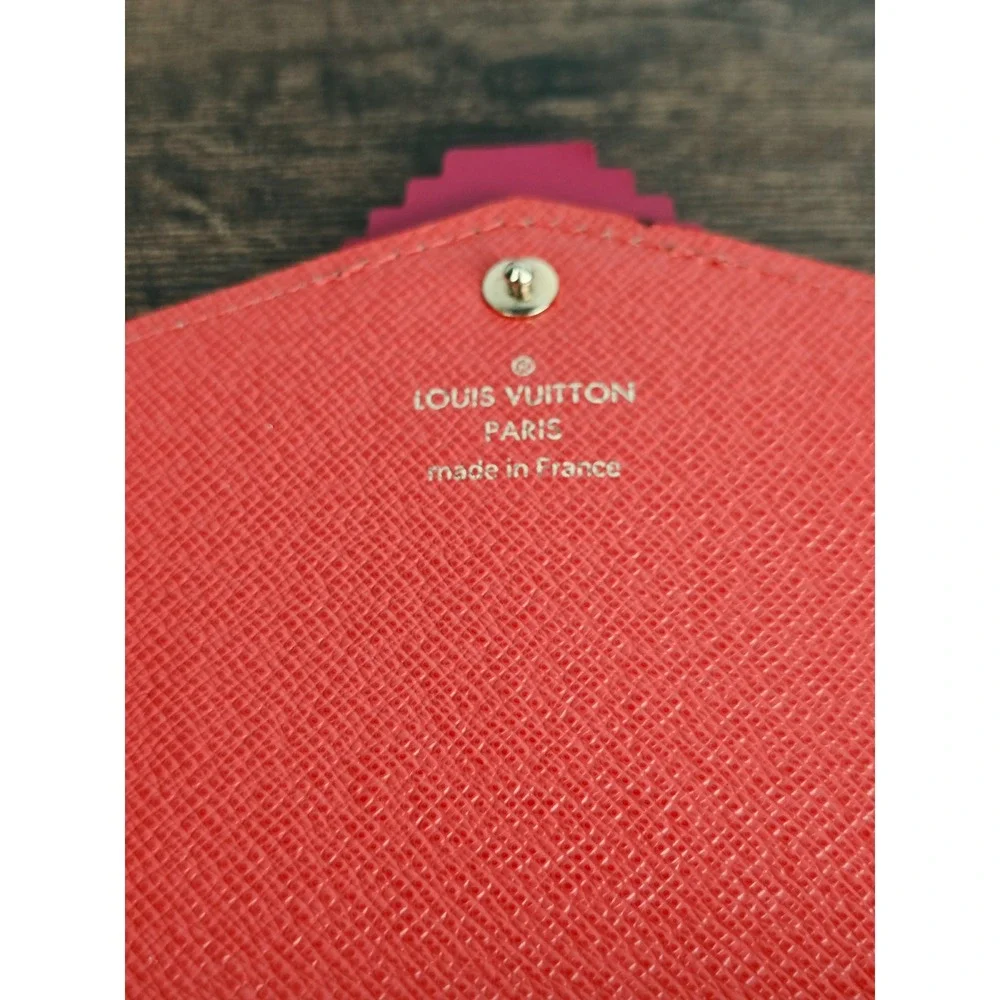 Louis Vuitton Monogram Totem Sarah Wallet Flamingo Limited Ed.
